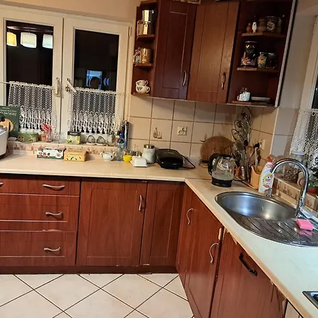 Dom Drewniany Z Ogrodem Holiday home Szczecinek
