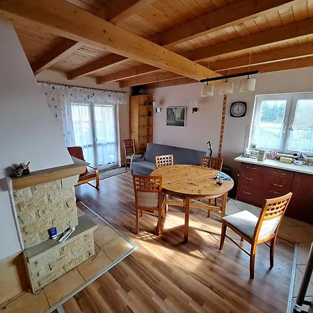 Dom Drewniany Z Ogrodem Holiday home Szczecinek